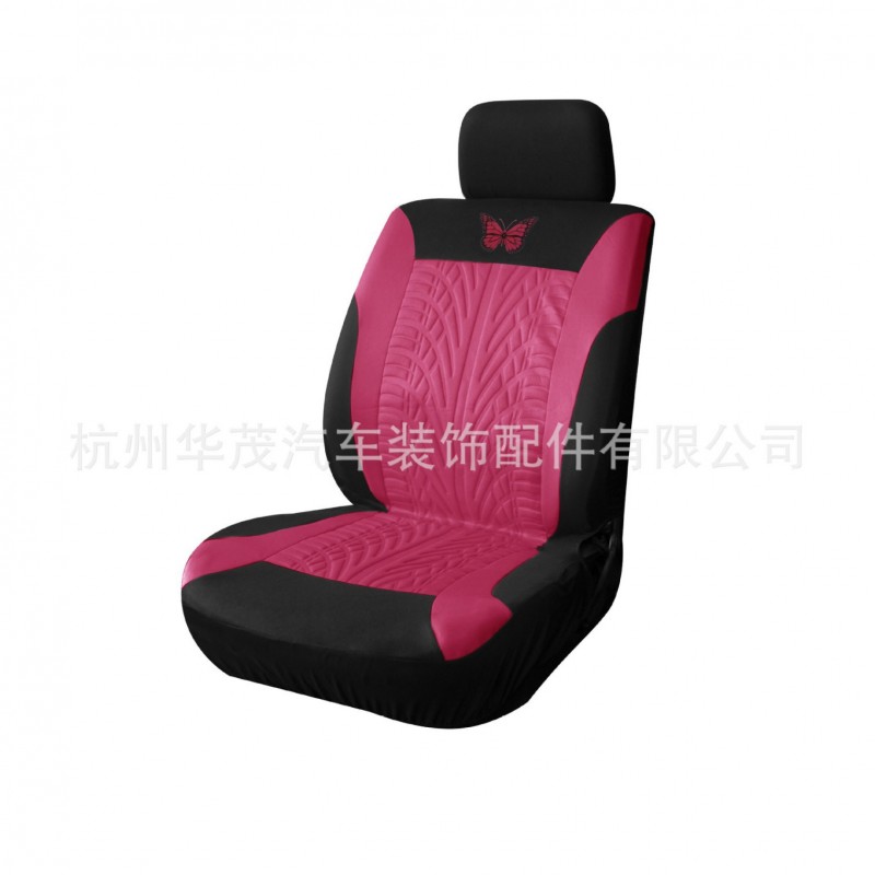 蝴蝶LOGO烫画布艺压痕压机汽车座椅套坐垫外贸跨境电商汽车座椅套