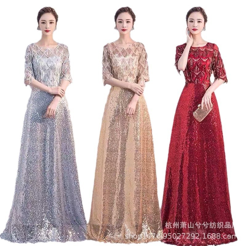 3mm亮片金片 乱花网纱珠片绣花布料 婚庆演出服饰品桌布装饰面料