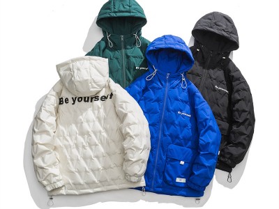 型录冬季新款工装羽绒服男潮牌宽松