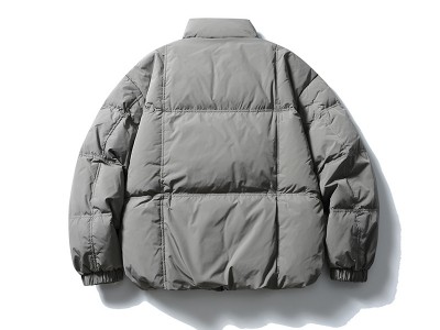 森波服饰2024冬纯色双绗线立领羽绒