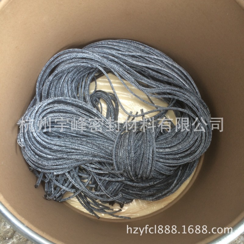 碳纤维盘根 耐腐蚀密封材料 厂家批发 密封件 机械密封碳纤维密封